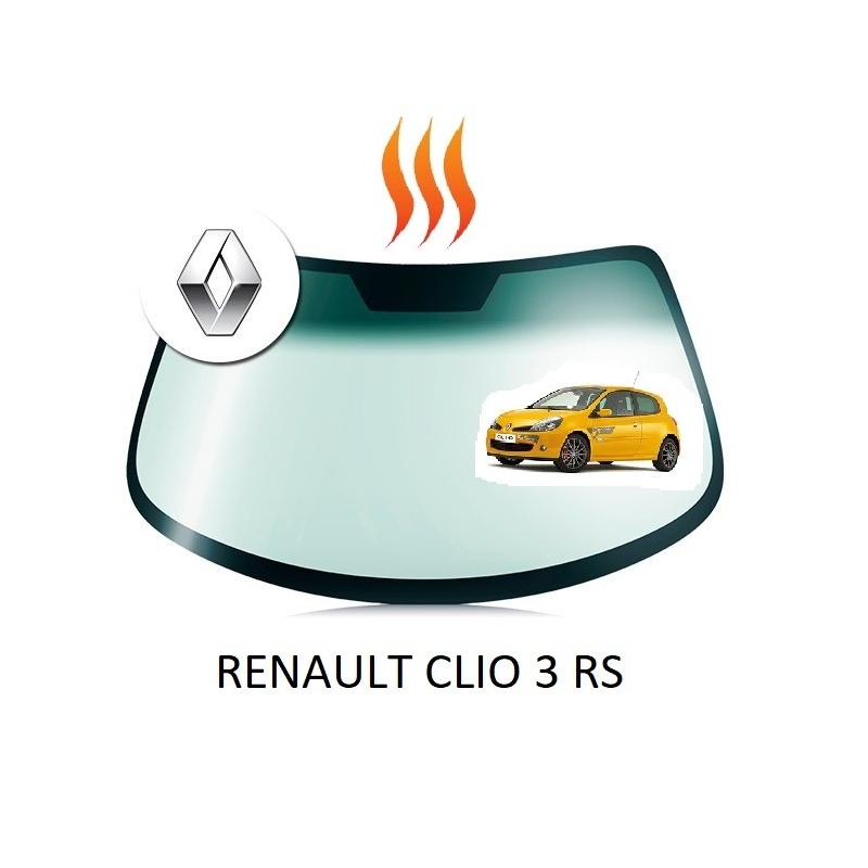 Pare-brise chauffant Renault Clio 3 RS