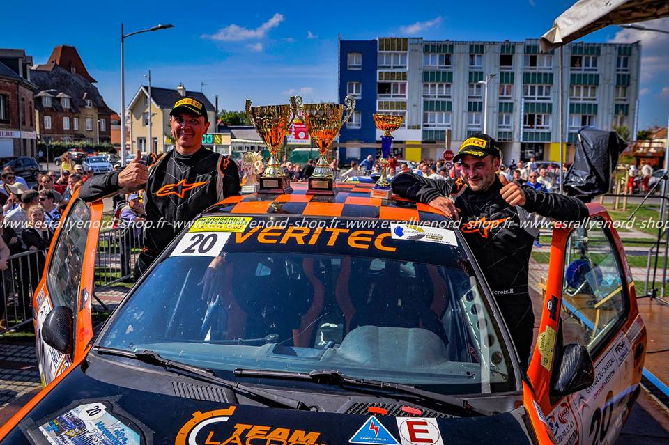 Victoire scratch Rallye du Marquenterre 2018 - Raoul LACROIX / Nicolas BONVARLET - Clio 2 Ragnotti F2000 VERITEC